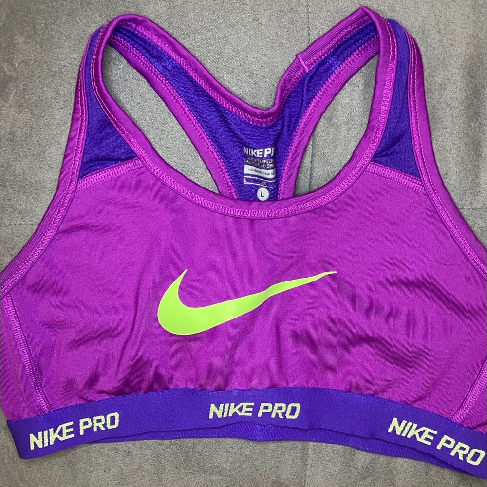 Kids Purple Sports Bra